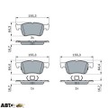 Тормозные колодки Bosch 0 986 424 885, цена: 3 847 грн.