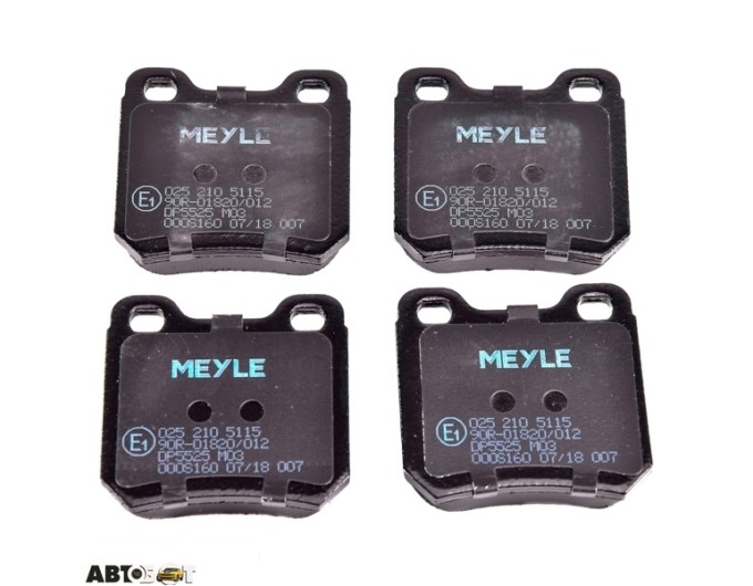 Тормозные колодки Meyle 025 210 5115, цена: 1 063 грн.