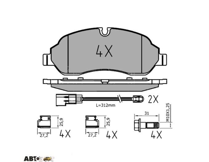 Тормозные колодки Meyle 025 220 3417/PD, цена: 4 242 грн.