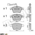 Тормозные колодки METELLI 22-0552-0, цена: 2 513 грн.