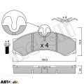 Тормозные колодки METELLI 22-0262-0, цена: 2 402 грн.
