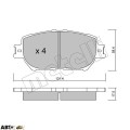 Тормозные колодки METELLI 22-0751-0, цена: 2 586 грн.