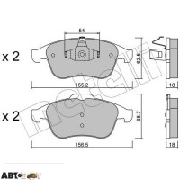 Тормозные колодки METELLI 22-0803-0