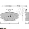 Тормозные колодки METELLI 22-0120-0K, цена: 672 грн.