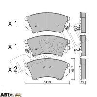 Тормозные колодки METELLI 22-0842-0