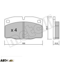 Тормозные колодки METELLI 22-0044-0