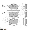 Тормозные колодки METELLI 22-0539-0, цена: 2 046 грн.