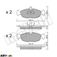 Тормозные колодки METELLI 22-0077-0