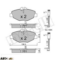 Тормозные колодки METELLI 22-0562-0K