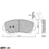 Тормозные колодки METELLI 22-0969-0, цена: 1 341 грн.