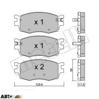 Гальмівні колодки METELLI 22-0724-0