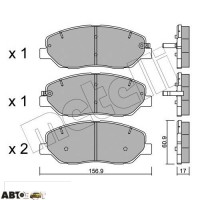 Тормозные колодки METELLI 22-0787-0