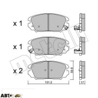Тормозные колодки METELLI 22-0885-0