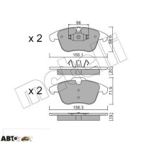 Тормозные колодки METELLI 22-0675-0