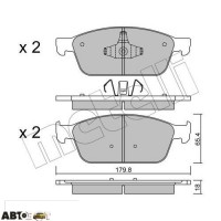 Гальмівні колодки METELLI 22-0989-0