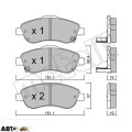 Тормозные колодки METELLI 22-0789-0, цена: 2 077 грн.