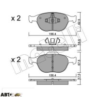 Тормозные колодки METELLI 22-0533-0