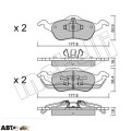 Тормозные колодки METELLI 22-0291-0, цена: 1 674 грн.