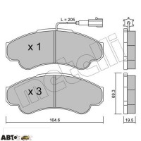 Тормозные колодки METELLI 22-0326-0