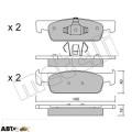 Тормозные колодки METELLI 22-0975-0, цена: 1 718 грн.