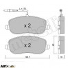 Тормозные колодки METELLI 22-0530-0, цена: 1 169 грн.