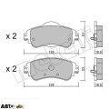 Тормозные колодки METELLI 22-0949-0, цена: 2 365 грн.