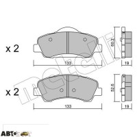 Тормозные колодки METELLI 22-0982-0