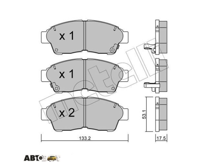 Тормозные колодки METELLI 22-0149-0, цена: 1 801 грн.