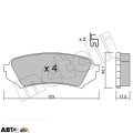 Тормозные колодки METELLI 22-0453-0, цена: 1 554 грн.