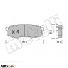 Тормозные колодки METELLI 22-0822-0, цена: 968 грн.