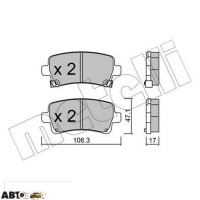 Тормозные колодки METELLI 22-0844-0