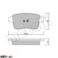 Тормозные колодки METELLI 22-0814-0, цена: 2 137 грн.