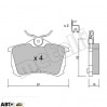 Тормозные колодки METELLI 22-0465-0, цена: 762 грн.