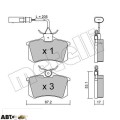 Гальмівні колодки METELLI 22-0100-3, ціна: 1 414 грн.