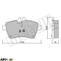 Гальмівні колодки METELLI 22-0646-0