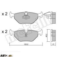 Тормозные колодки METELLI 22-0210-0