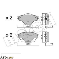 Тормозные колодки METELLI 22-0988-0