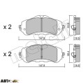 Тормозные колодки METELLI 22-0983-0, цена: 2 290 грн.