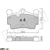 Тормозные колодки METELLI 22-0655-0