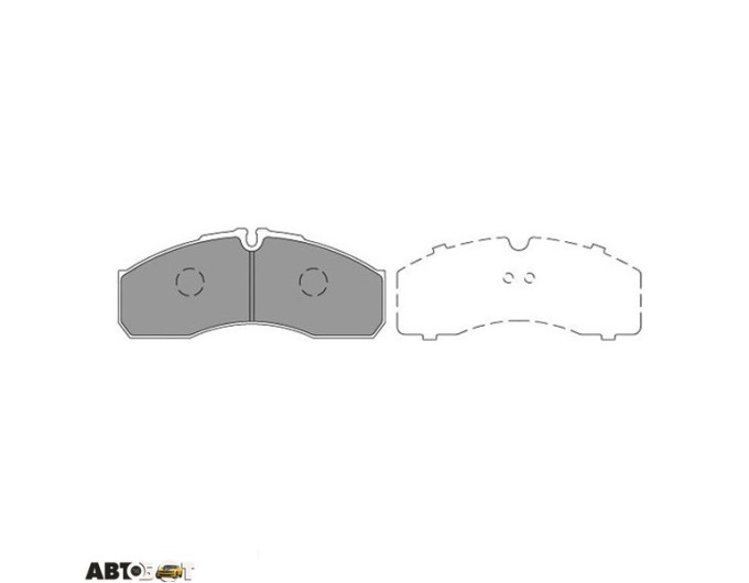 Гальмівні колодки KAVO PARTS KBP-6598, ціна: 2 801 грн.
