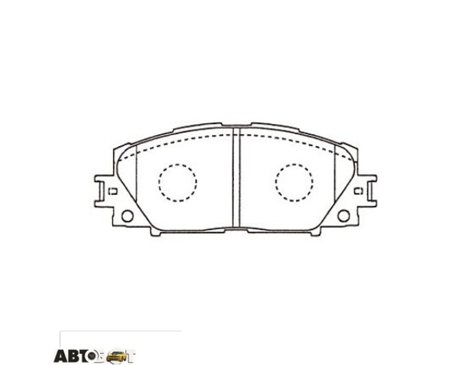 Гальмівні колодки KAVO PARTS KBP-9140, ціна: 1 588 грн.