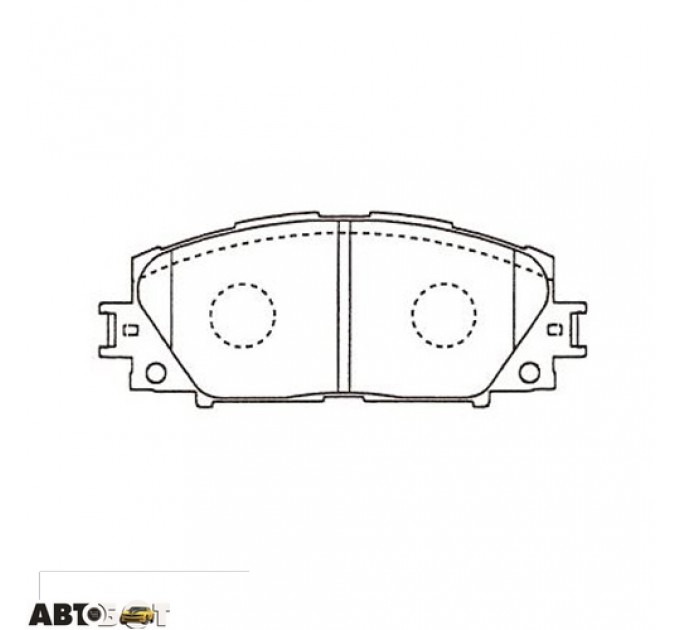 Гальмівні колодки KAVO PARTS KBP-9140, ціна: 865 грн.