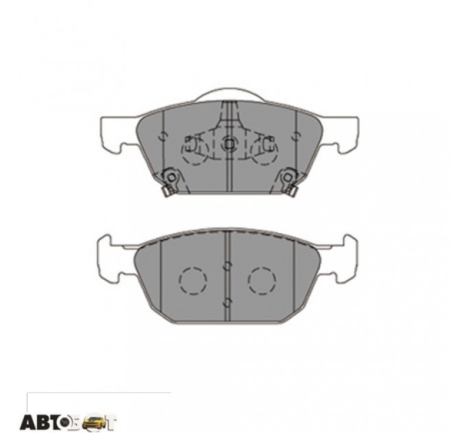 Тормозные колодки KAVO PARTS KBP-2067, цена: 1 152 грн.