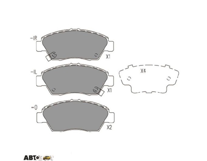 Тормозные колодки KAVO PARTS KBP-2056, цена: 1 903 грн.