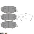Тормозные колодки KAVO PARTS KBP-4025, цена: 2 027 грн.