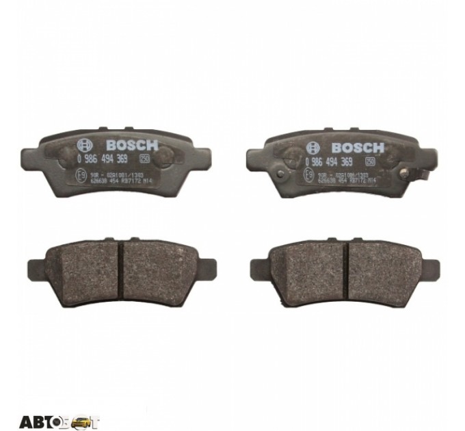 Тормозные колодки Bosch 0 986 494 369, цена: 1 111 грн.