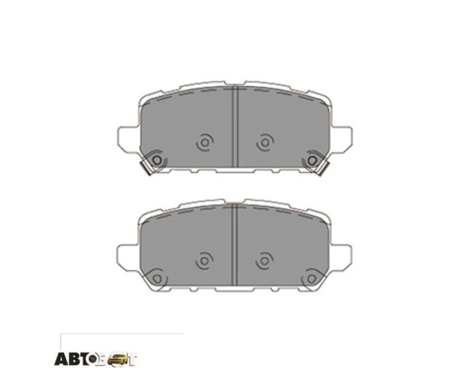 Тормозные колодки KAVO PARTS KBP-2065, цена: 1 693 грн.