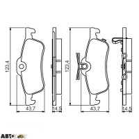 Гальмівні колодки Bosch 0 986 495 359