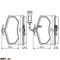 Тормозные колодки Bosch 0 986 495 142, цена: 2 490 грн.
