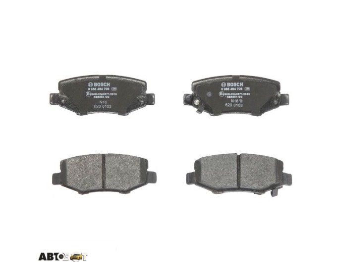 Тормозные колодки Bosch 0 986 494 706, цена: 1 939 грн.